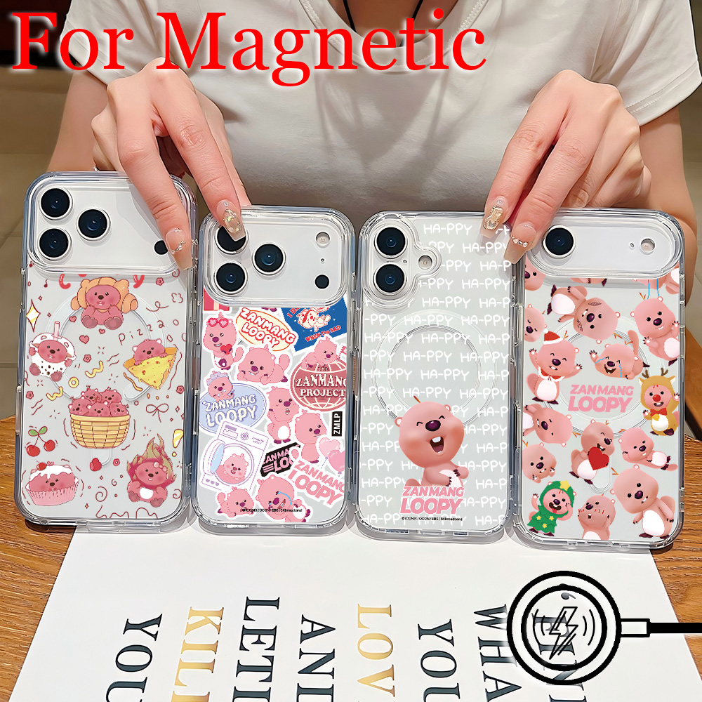 Phone Cases Loopy - Sıcak Şirin Karikatür L-Loopys Manyetik Telefon