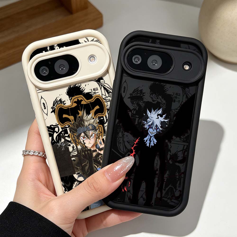 Phone Cases Pixel 9A - Siyah Yonca Serin Telefon Kılıfı Google