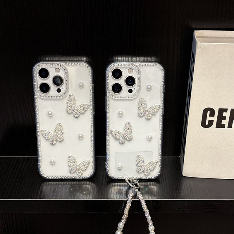 Phone Cases Loopy - Inci Kelebek Bling Elmas Temizle Telefon