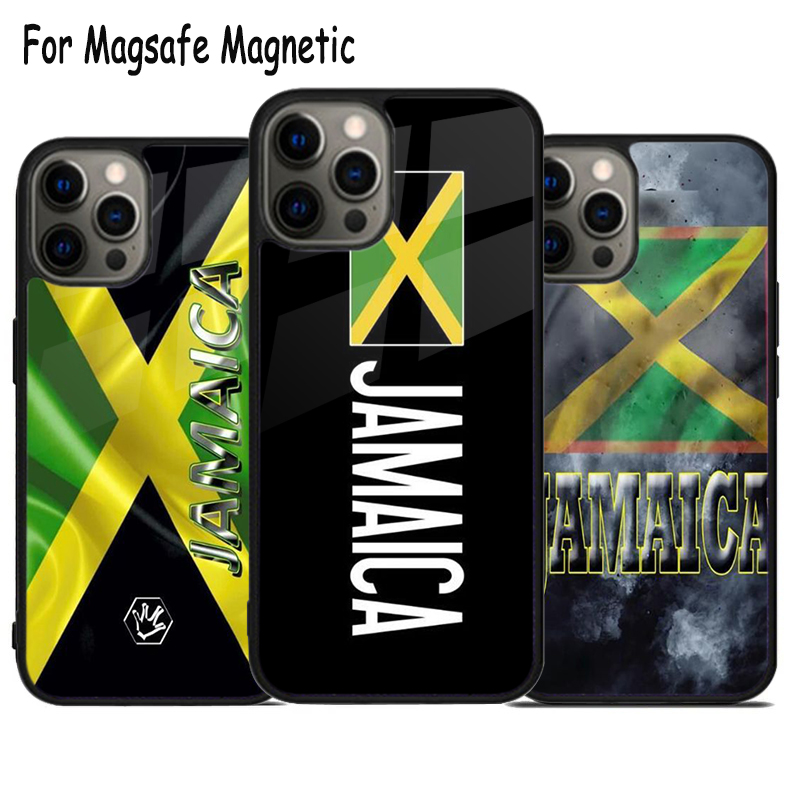 Phone Cases Jamaica - Jamaika Ülke Bayraklı Kablosuz Telefon Kılıfı