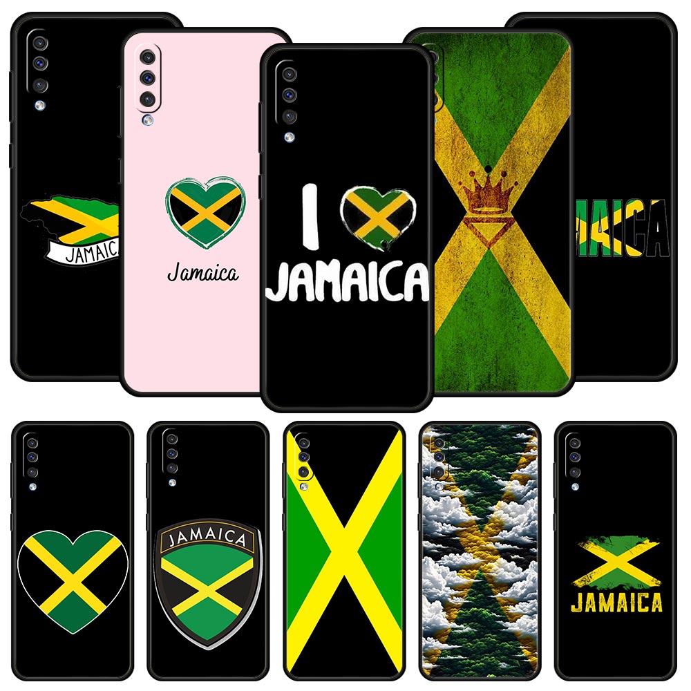 Phone Cases Jamaica - Jamaika Ulusal Bayraklı Telefon Kılıfı Samsung