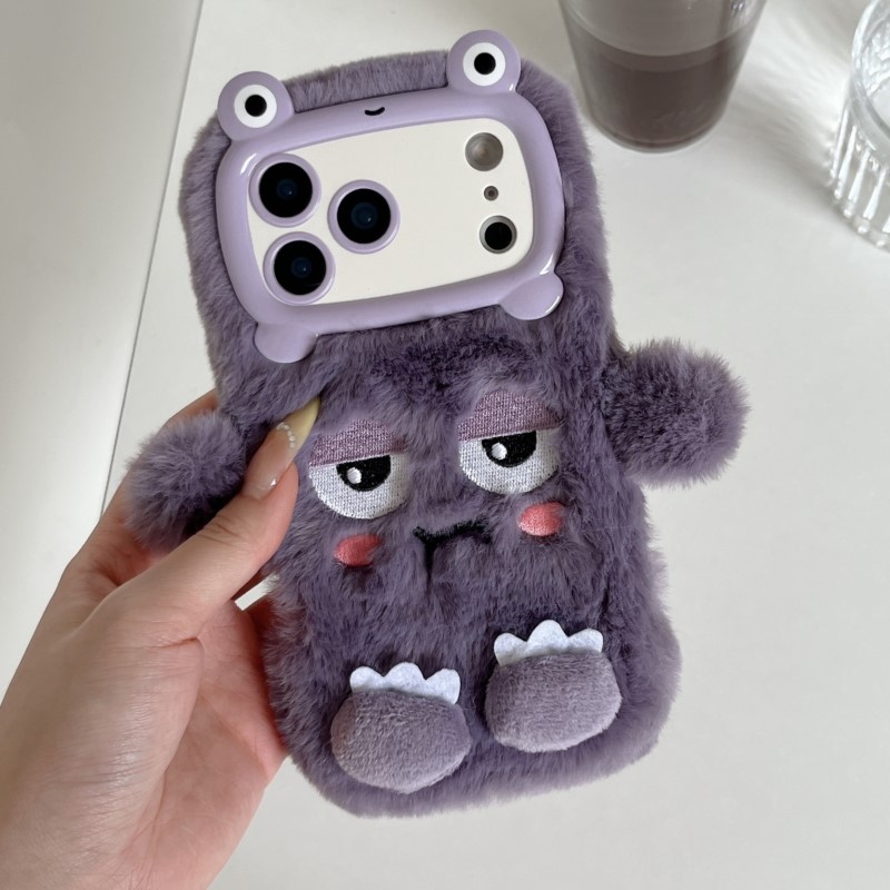 Phone Cases Iphone 15 - Sevimli Karikatür Komik Uyuyan Suratlı Telefon