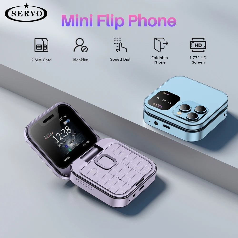 Phone Cases Verizon - SERVO I16 Pro MIni Katlama Cep
