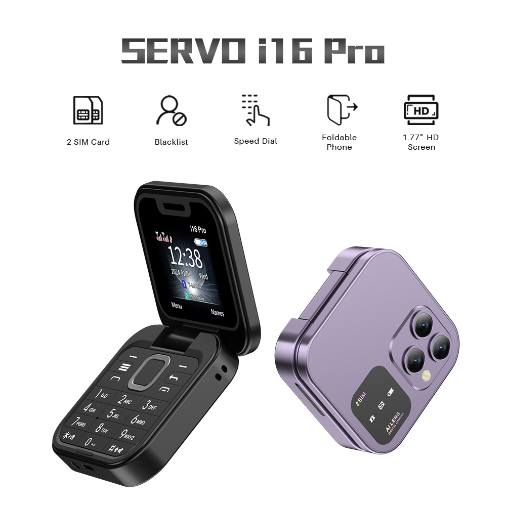 Phone Cases Verizon - SERVO 2025 Yeni Mini Katlanır Cep