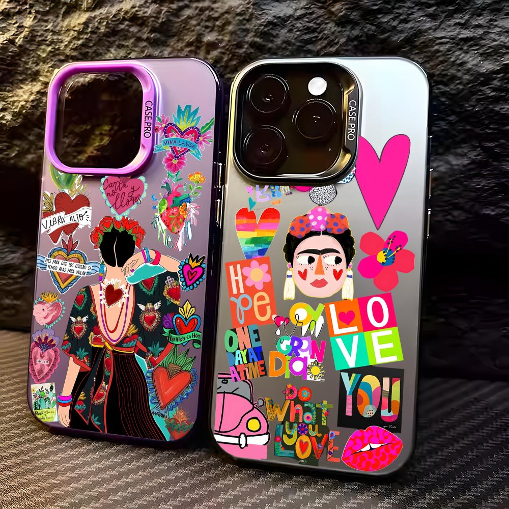 Phone Cases Rugged - F-frida Kahlo Tasarım Telefon Kılıfı iPhone