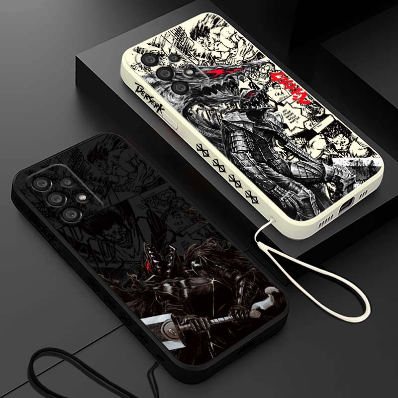 Phone Cases Samsung Galaxy - Sıcak Anime Berserk Zodd Guts Desenli