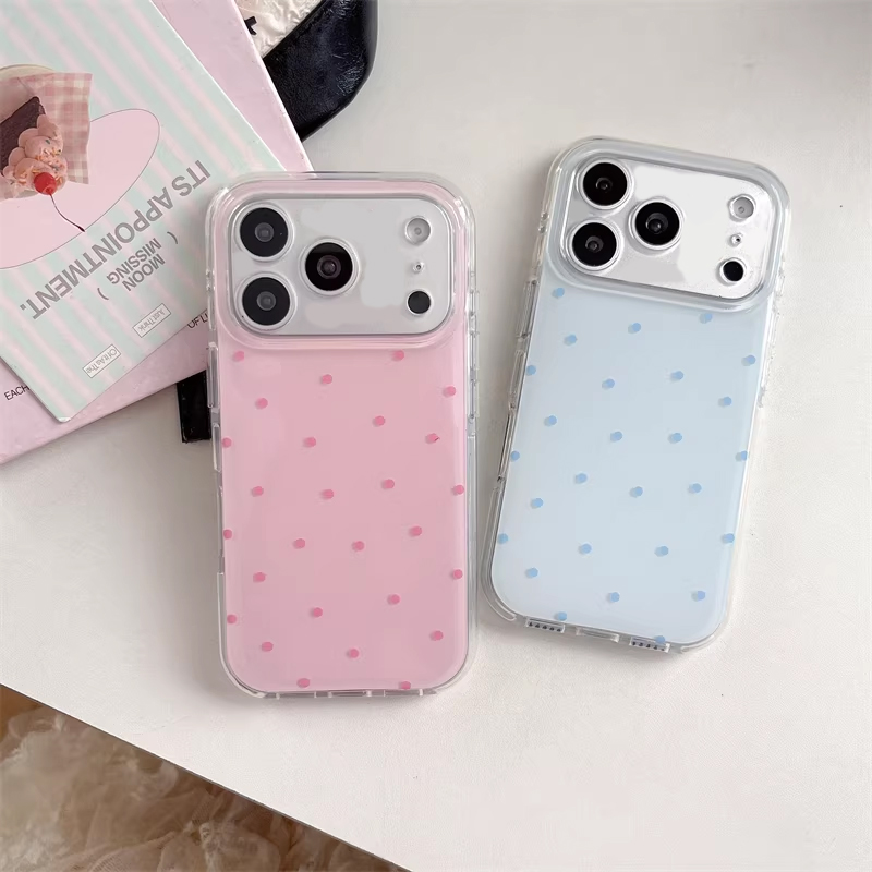Phone Cases Cute Iphone 13 - Kore Tarzı Kızlar İçin Sade Mavi