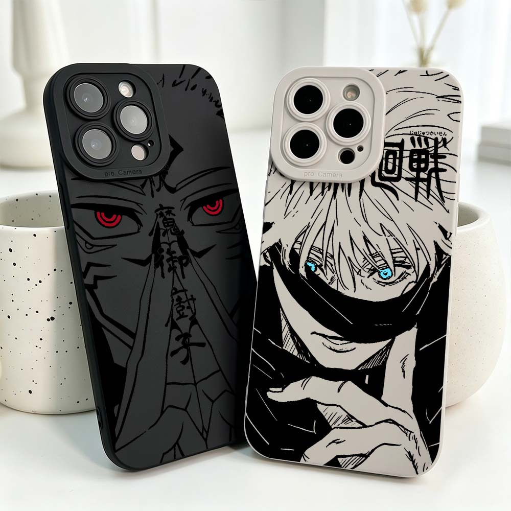 Phone Cases Iphone 15 - Anime Jujutsu Kaisen Havalı Silikon Kılıf