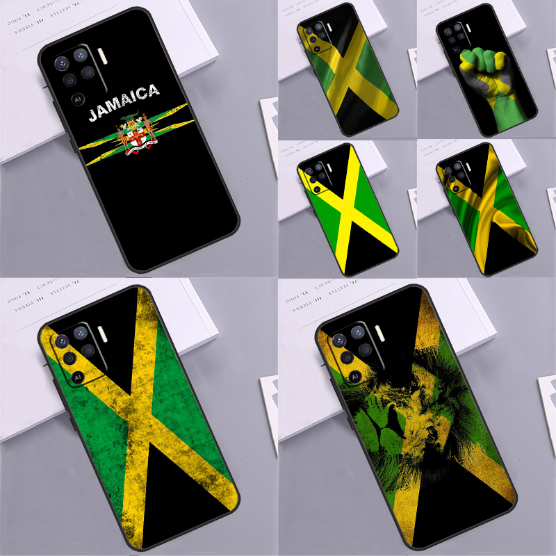 Phone Cases Jamaica - Jamaika Bayrağı telefon kılıfı Için Oppo
