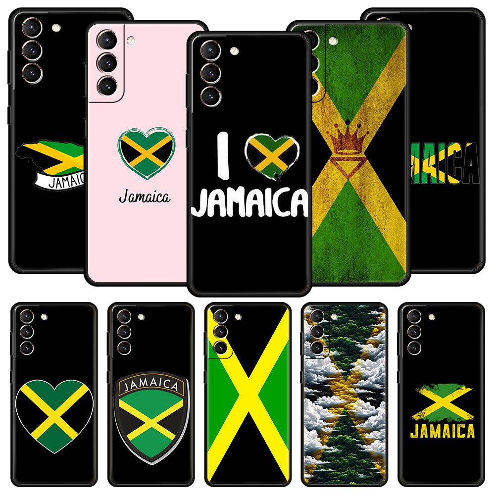 Phone Cases Jamaica - Jamaika Ulusal Bayrağı Telefon Kılıfı Samsung