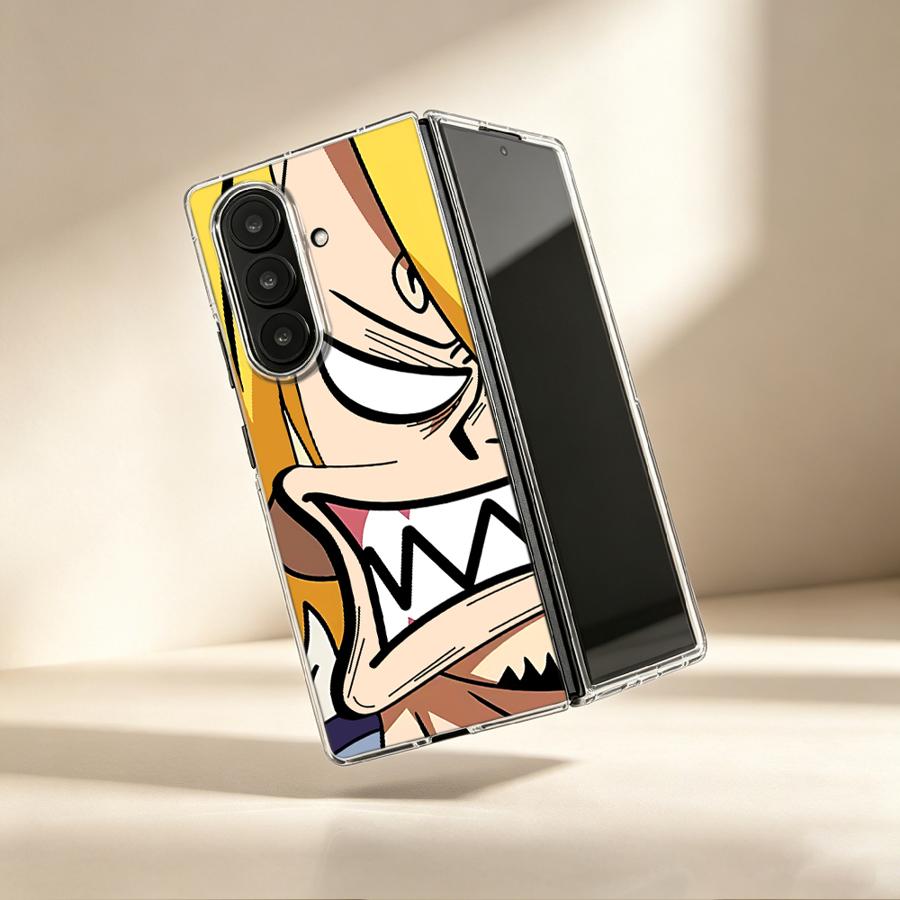 Phone Cases Z Fold 6 - Kızgın Sanji Anime Kılıfı Samsung Galaxy