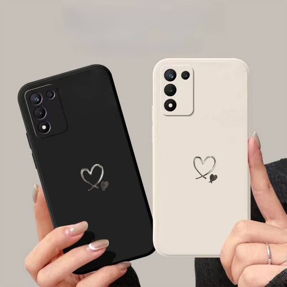 Phone Cases Galaxy S23 - Aşk Kalpli Baskılı Darbeye Dayanıklı Telefon