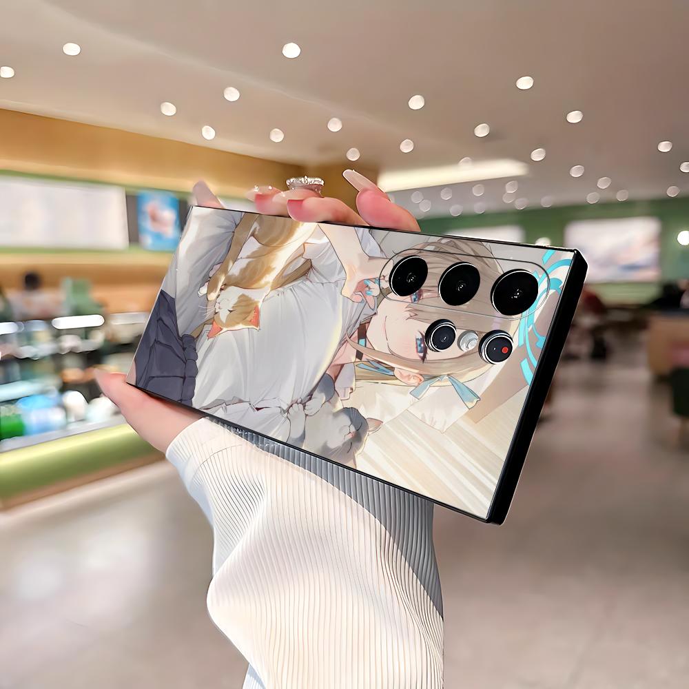 Phone Cases Samsung S24 - Sıcak Mavi Arşiv Gril Asuna Telefon