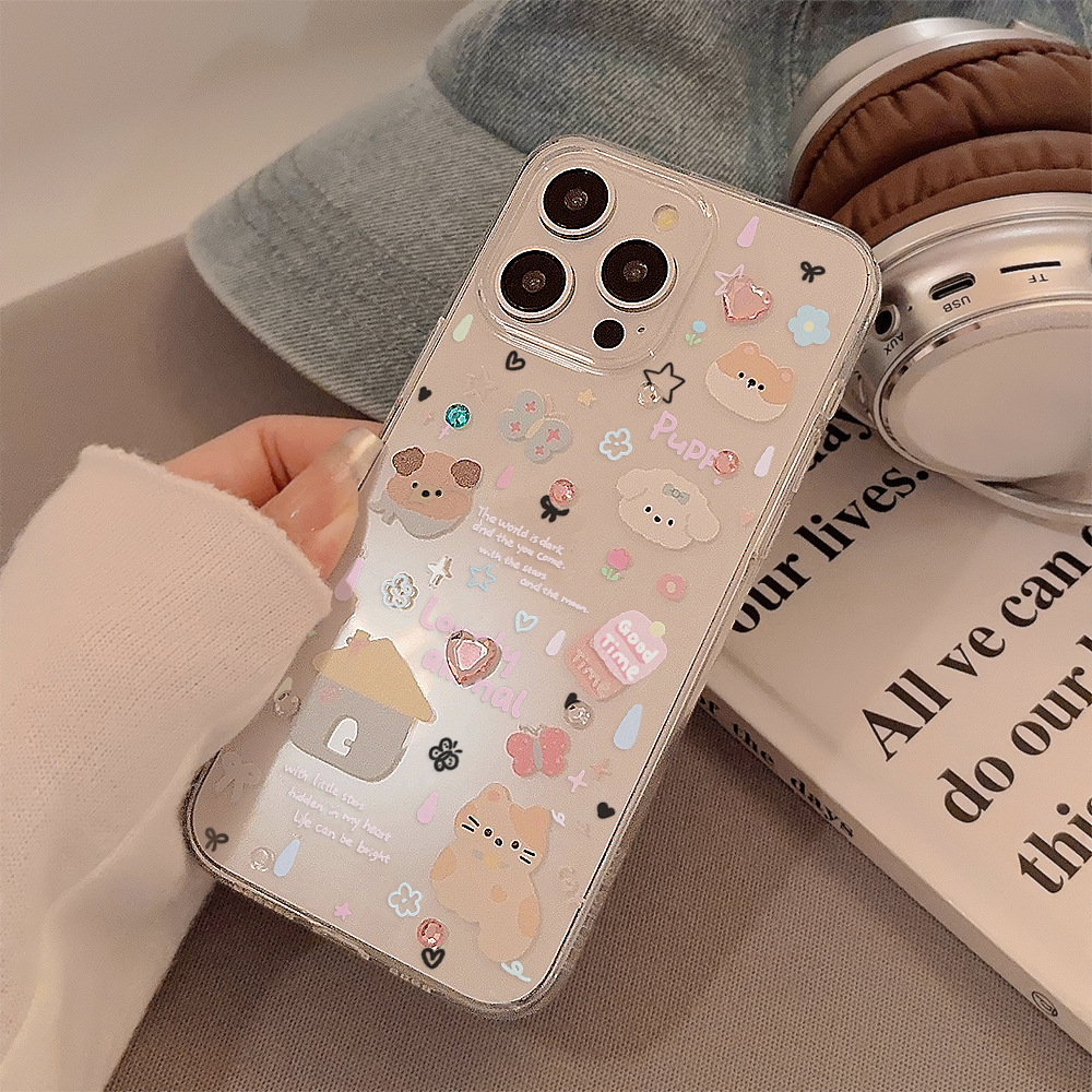 Sevimli Karikatür Köpek Kabuk  - Phone Cases Cute Iphone 13 incelemesi ve fiyatı