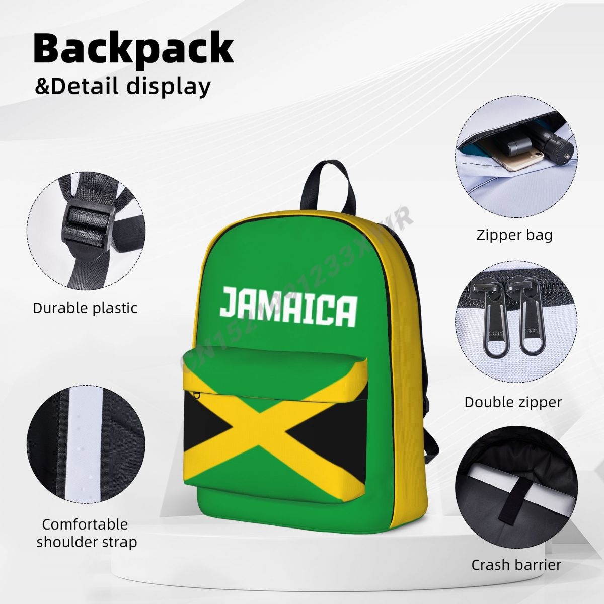 Unisex Sırt Çantası Jamaika Ba - Phone Cases Jamaica incelemesi ve fiyatı