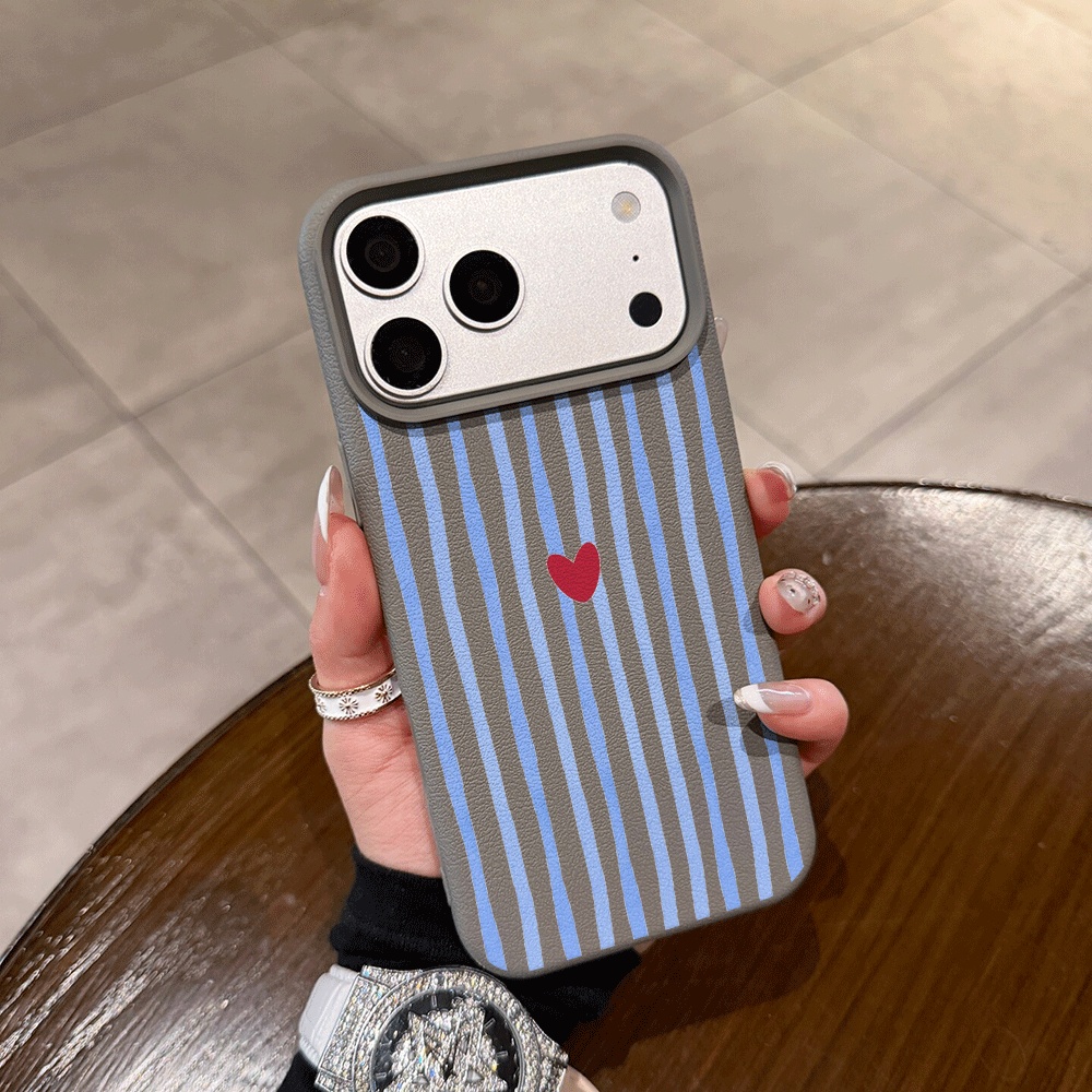 Dikey Çizgili Kalp Desenli Tel - Phone Cases Rugged incelemesi ve fiyatı
