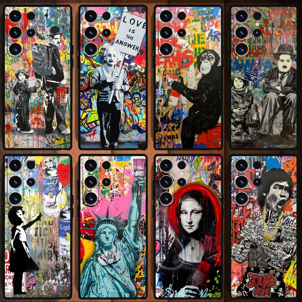 Banksy Graffiti Sanat Telefon  - Phone Cases Samsung S24 incelemesi ve fiyatı