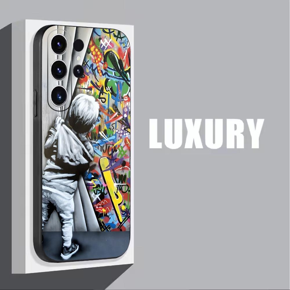 Banksy Graffiti Sanat Telefon  - Phone Cases Samsung S24 incelemesi ve fiyatı