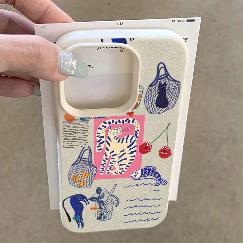 Sevimli Kiraz Kedi Baskılı Tel - Phone Cases Cute Iphone 13 incelemesi ve fiyatı