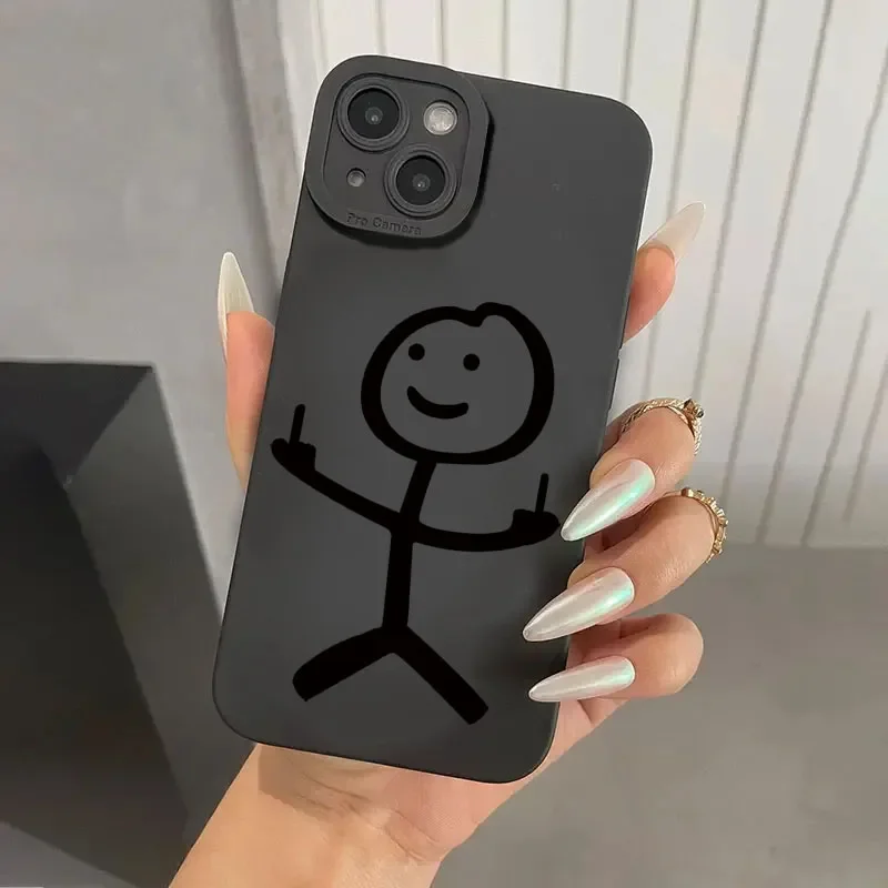 Sevimli Karikatür Kibrit Adamı - Phone Cases Cute Iphone 13 incelemesi ve fiyatı