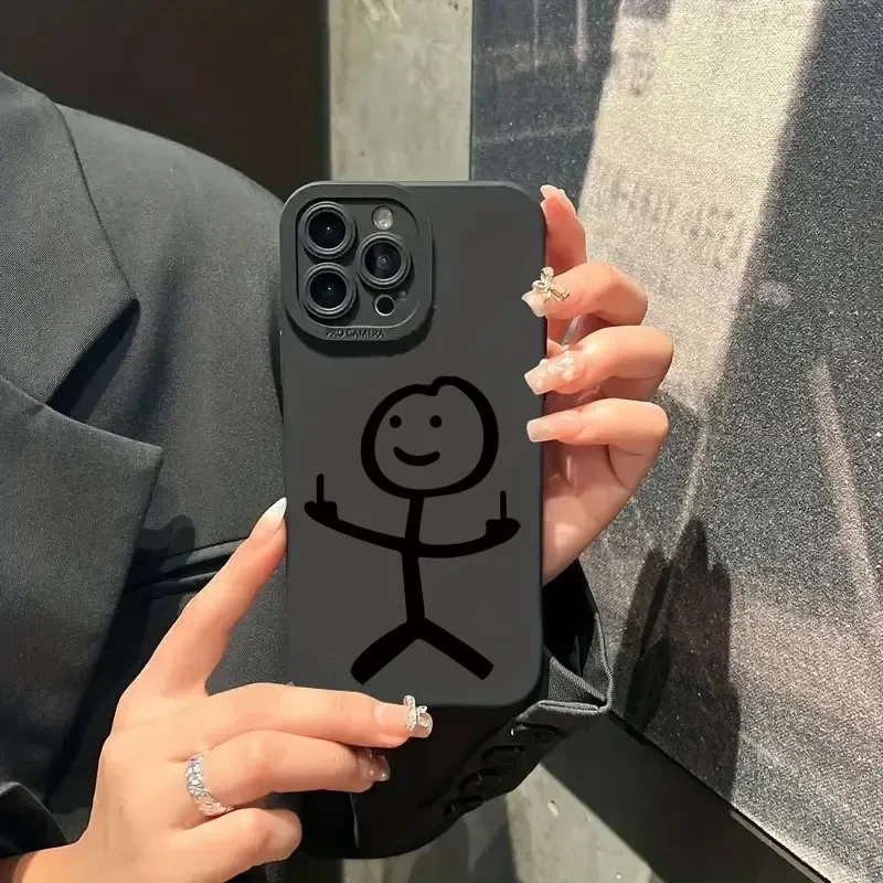 Sevimli Karikatür Kibrit Adamı - Phone Cases Cute Iphone 13 incelemesi ve fiyatı