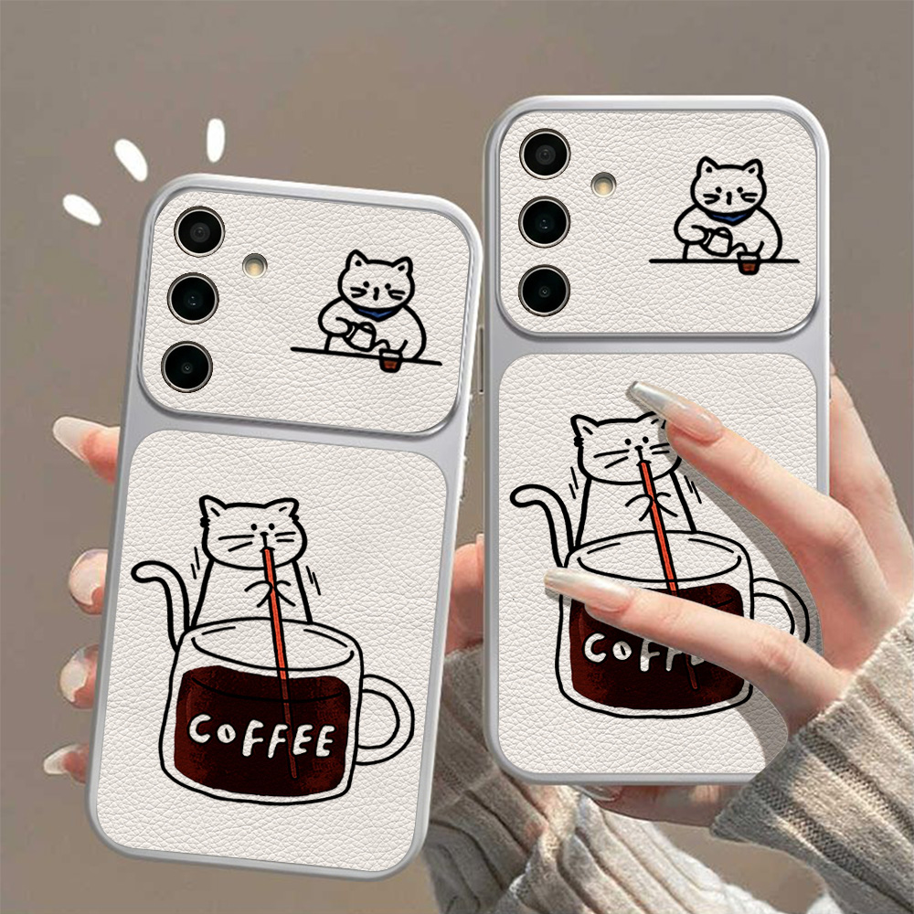 Kahve Sevimli Kedi Telefon Kıl - Phone Cases Samsung S24 incelemesi ve fiyatı
