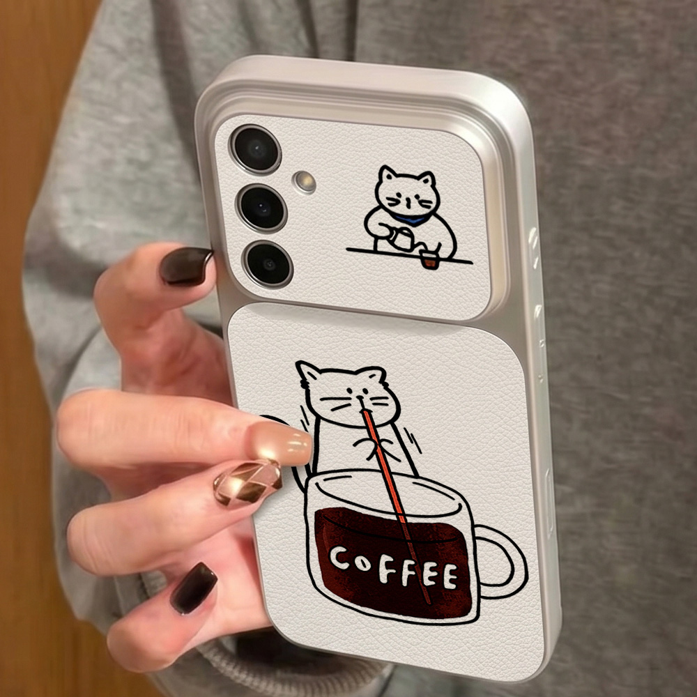 Kahve Sevimli Kedi Telefon Kıl - Phone Cases Samsung S24 incelemesi ve fiyatı