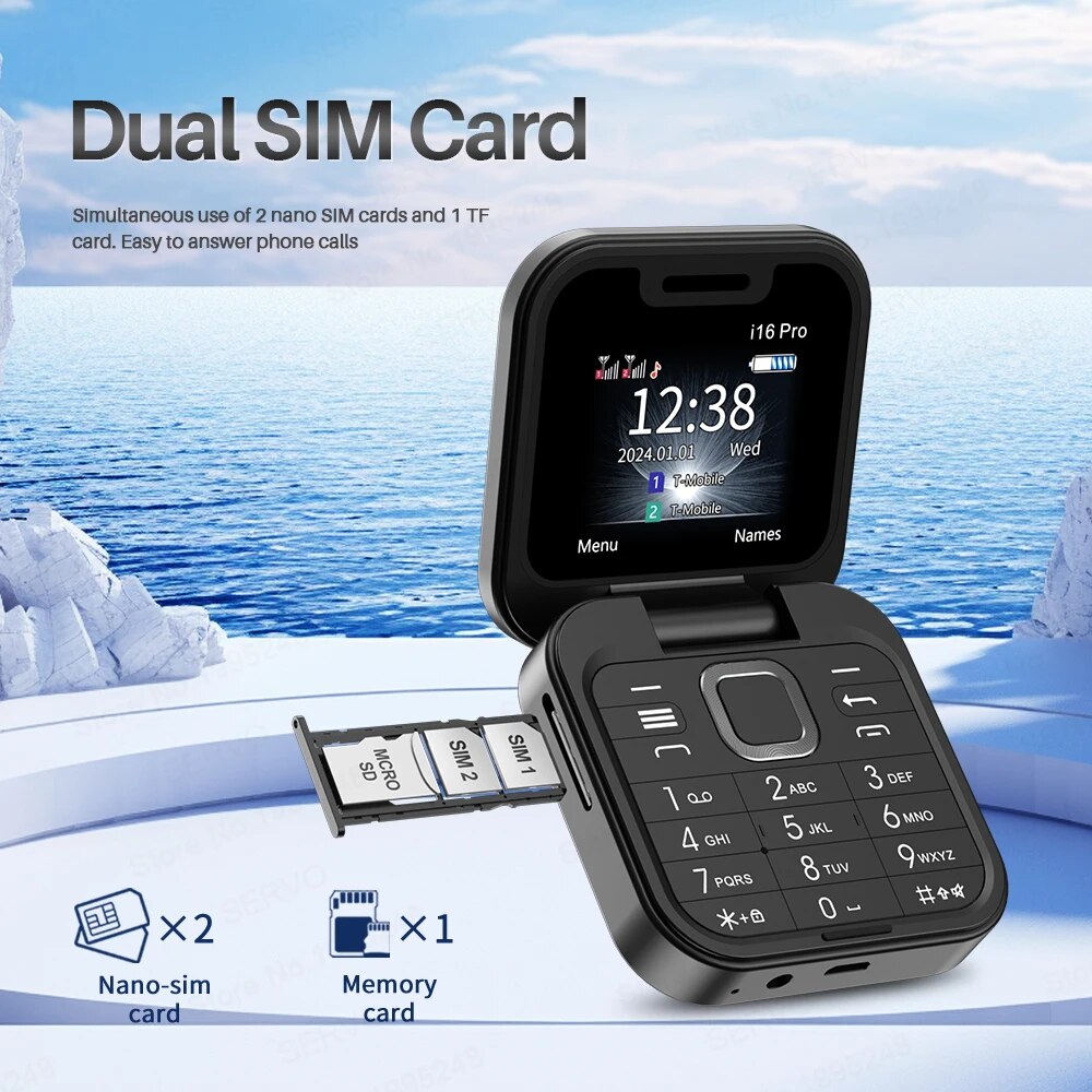 SERVO I16 Pro MIni Katlama Cep - Phone Cases Verizon incelemesi ve fiyatı