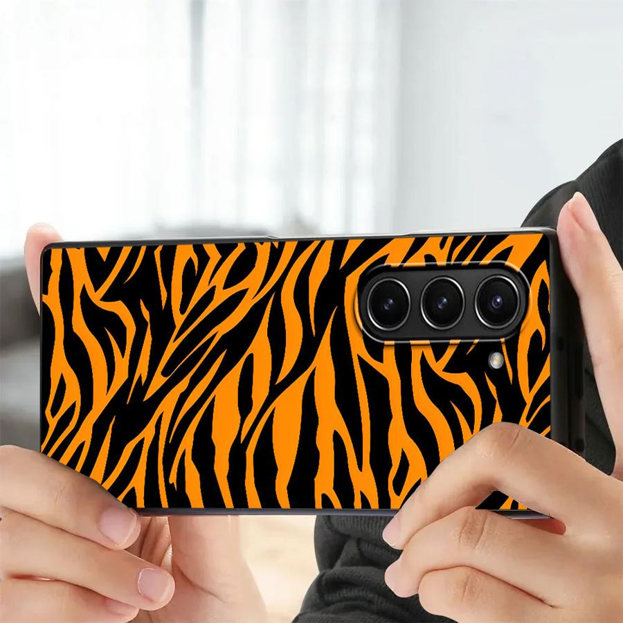 Zebra Çizgili Ayçiçeği Arka Te - Phone Cases Z Fold 6 incelemesi ve fiyatı
