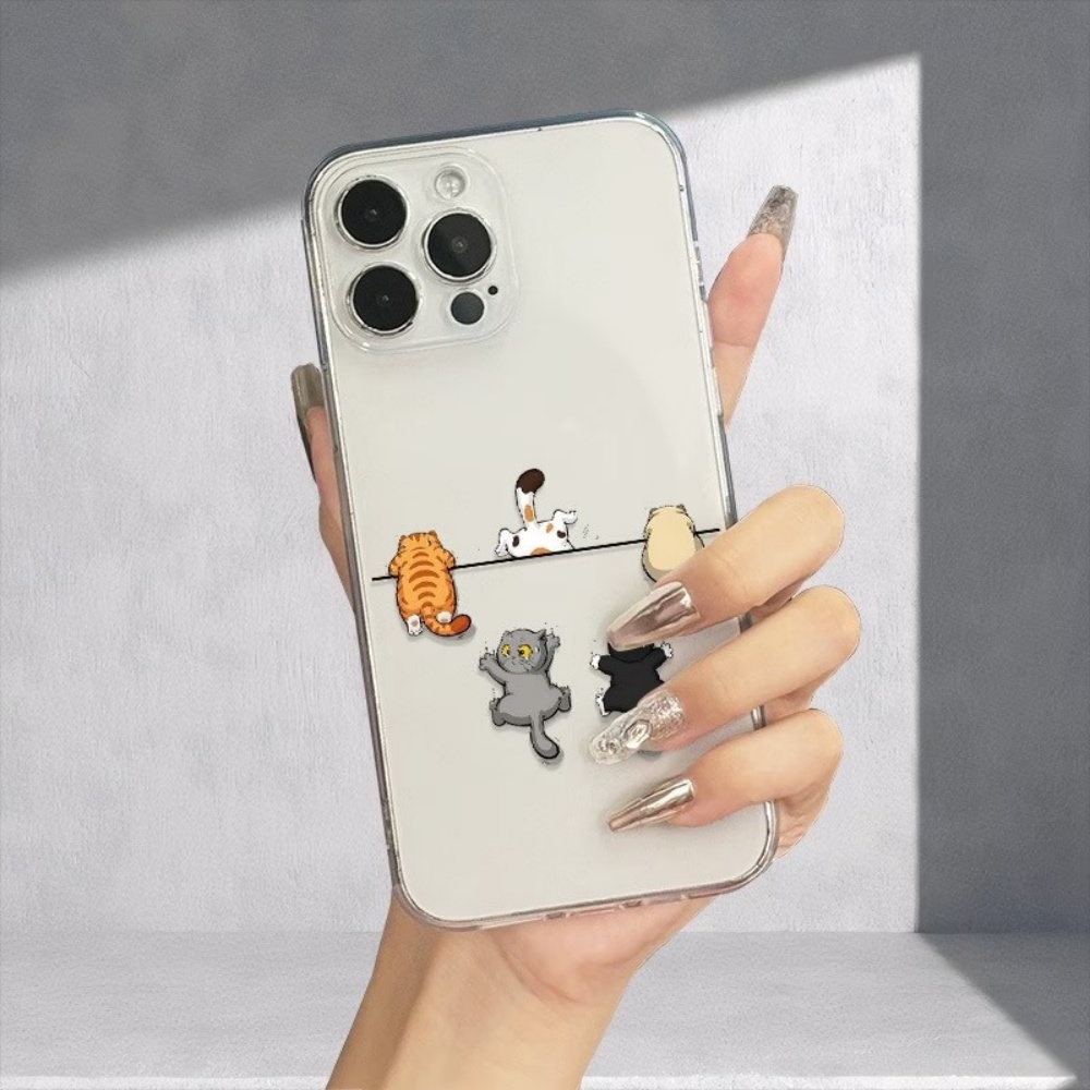 Beş Sevimli Kedi Desenli Telef - Phone Cases Cute Iphone 13 incelemesi ve fiyatı