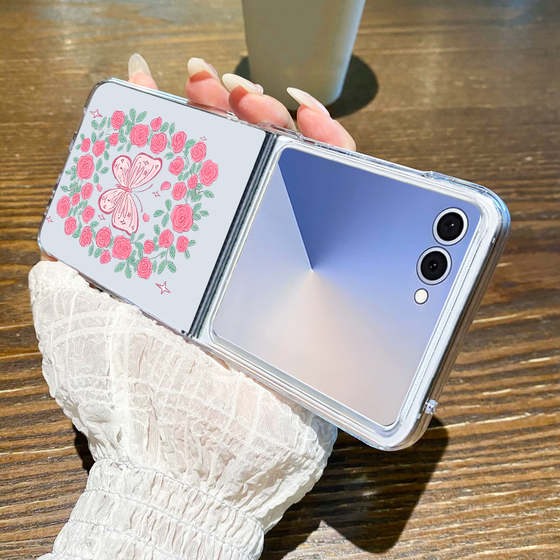 Pembe Çiçek Desenli Telefon Kı - Phone Cases Z Fold 6 incelemesi ve fiyatı