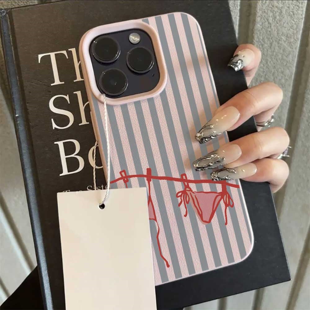 Mavi Beyaz Çizgili Bikini Dese - Phone Cases Rugged incelemesi ve fiyatı
