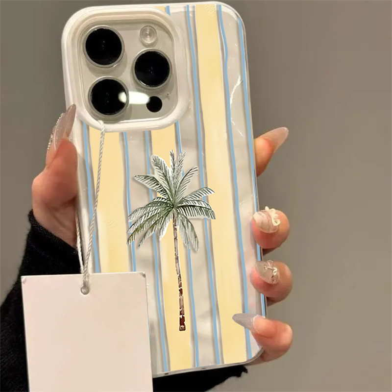 Sevimli Palmiye Ağacı Çizgili  - Phone Cases Cute Iphone 13 incelemesi ve fiyatı