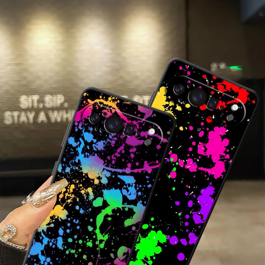 Gökkuşağı Boya Sıçramaları Fun - Phone Cases Pixel 9A incelemesi ve fiyatı