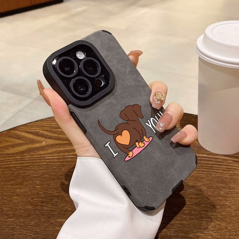 Sevimli Dachshund Kalp Baskılı - Phone Cases Cute Iphone 13 incelemesi ve fiyatı